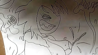 Guy Jacks Off To BBW Hentai Buffoon &excl;&excl;&excl;&excl;